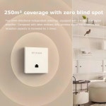 AX3000 와이파이 6 무선 인월 액세스 포인트 패널 기가비트 듀얼 밴드 AP 심리스 로밍 MU-MIMO PoE 전원 듀얼 라디오 2.4G 및 5G : 하니직꾸
