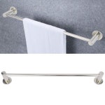 목욕탕선반 화장실옷보관 벽걸이형 수건 걸이 행어 수평 바 주방 욕실 액세서리 57cm : 핑크판다 3호점