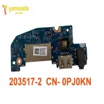DELL Inspiron 5518 USB 커넥터 오디오 SD 카드 리더기 용 오리지널 203517-2 CN- 0PJ0KN 테스트 완료,  배송 : 유신컴퍼니19