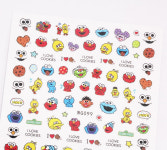 세서미 스트리트 네일스티커 (1매입) : 네일과바다