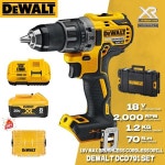 DEWALT 무선 컴팩트 드릴 드라이버 리튬 배터리 세트 브러시리스 디월트 전동 공구 DCB118 DCB208 DCBP520 DCBP034 DCD791 : Border Buys