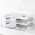 시스맥스 타워 시스템 트레이 3단 책상 서류정리함 서류 정리 트레이 : 모하지 mohagi