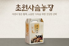 [초원사슴농장] 녹용진액/엑기스 100ml 30팩 농장주가 직접 사육/주문 시 직접 제조 : 초원사슴농장