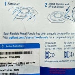 Agilent G3188-27502 플라스틱 금속 씰 와셔 ID 0.32mm, 10/팩 1 팩 : 유신컴퍼니10