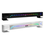 앱코 S600 스피커 컴퓨터 PC 사운드바 PC방 LED 2채널 블랙 : 드림팩토리샵