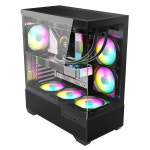 마이크로닉스 미들타워 컴퓨터 케이스 블랙 PC케이스 COOLMAX 멜로디 XL View : 호연디지털