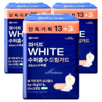 화이트 수퍼흡수 드림가드 수퍼롱 오버나이트, 16개입, 3팩 : 주식회사 올바른 -올핏