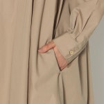 DANTON 단톤 24AW WOMENS T/C BROADCLOTH GATHERED SHIRT DRESS : 도쿄 하루 마켓