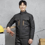 [1+1] WM-J6004 파브 겨울 작업복 자켓 상의 패딩점퍼 방한 추동복 워크웨어 근무복 단체복 : JC.COMPANY