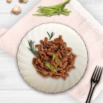 비건 갈비양념진미조림250g 콩으로 만든 부드럽고 맛있는 반찬 : 주식회사 쏘이마루