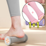 1+1 풋롤러 발바닥 마사지 롤러 지압 맛사지 발 족저근막염 종아리 허벅지 운동 안마기 : 또또오기
