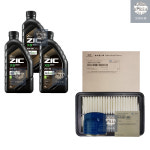 레이 가솔린(19년 3월 이전) 지크 X9 제로 0W20 3L 엔진오일 순정 필터 세트 : 오일쇼핑