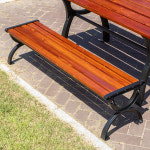 인블루 내셔널 평벤치 벤치테이블 4인용 정원 공원 원목 테라스 야외의자세트 : 인블루가구