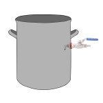 홈브루 Weldless 월풀 암 끓는 주전자 액세서리, 하드웨어 : 춘추백화점