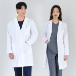 상우메디컬 남여 고급형 의사가운 자수가능 롱가운 병원복 약사 실험복 랩가운 : 상우메디컬