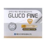 에스디바이오센서 글루코파인 혈당시험지 혈당측정검사지 세트 (시험지 100매 + 정품침100개 + 정품솜100매) - 27년 03월... 