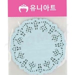 컬러 종이 레이스 중 하늘 1P 꾸미기페이퍼 장식페이퍼 : 투맥스마켓