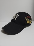 [OS] 구찌 X MLB 블랙 버터플라워 자수 볼캡 모자 G0824 : 로이떼