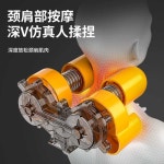 의자안마기 미니 1인용 맛사지 안마 기계 전신형 연청색 : 파송송송