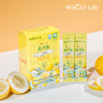 홀라이프 100% 유기농 NFC 착즙 레몬즙 원액 에이드 레몬수 14포 20ml, 5개 : WHOLE Life