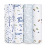 아덴아나이스 아웃도어 오가닉 스와들 머슬린 4팩 / aden + anais outdoors ORGANIC 4-pack swaddles : Health Beauty