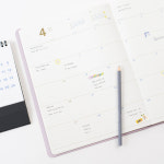 바이풀디자인 생각보관함 슬림 A4 주간 2025년 위클리 다이어리 : 바이풀디자인 공식스토어