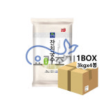 면사랑 잔치국수(중면) 3kg x 4개 : 씨그린푸드