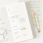 바이풀디자인 생각보관함 슬림 롱 일간 2025년 데일리 다이어리 : 바이풀디자인 공식스토어