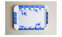 태양산업)66호 청죽 대나무 회용기 일회용 포장용기 PSP 사각용기(500개) : 한국소스유통