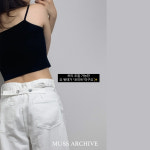 화이트팬츠 여성 흰바지 여성면바지 : muss:3