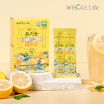 홀라이프 100% 유기농 NFC 착즙 레몬즙 원액 에이드 레몬수 14포 20ml, 2개 : WHOLE Life