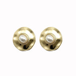 여성용 합금 귀걸이 유럽과 미국 패션 레트로 복고풍 엔틱 달콤한 진주 스타일 적 클립 : 금영프라자