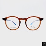 젠트리 브라운 둥근형 뿔테 안경 GENTRY G1092 : 싸베컴바인드