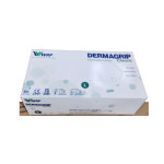 [WRP]더마그립 라텍스글러브-비멸균제품 100매입 파우더프리 의료용 병원용 : 준메디케어