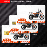KTM 890 ADVENTURE R 카드데칼 바이크데칼 카드스티커 오토바이 : 휴즈스티커