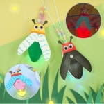 반딧불이만들기 어린이집 유치원 가을 미술 활동 만들기 : 안녕무지개야