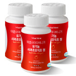 바이탈나인 애플사이다 비니거 유기농 사과초모식초 정 600mg x 60정 X 3통 : 뉴트리커널