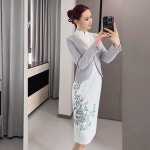 하이 엔드 스타일 여성 정장 새로 출시 된 부동산 에이전트 치료사 작업복 찻집 유니폼 : one2