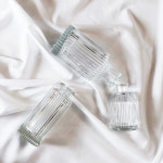 유리 화병 줄무늬 유리병 공병 디퓨저병 빈티지 스트라이프 S 시약병 미니 엔틱 : 볼수록예쁜집