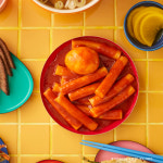 국물 떡볶이 소스 50g x10봉 라면사리 분말 가루 엽떡 양념장 분식 : 마이무