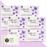 식물나라 라벤더 릴랙싱 비누 4개입 2개(+하늘선물 물티슈 10매) : 미미하우스코리아