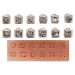 별자리각인 12개월별자리각인 불박각인 가죽공예 : Ericshop