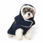 강아지 산책왕 패딩조끼 & 귀돌이모자, 반려견 겨울 산책 외출복, 댕댕이 산책록 : 대영통합상사