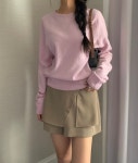 (아이 당일)무배 포스터 울100 홀가 니트 가을 신상 코디 : 에치와오