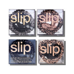 Slip 슬립 듀오 스키니 스크런치 탑노트 밤쉘 애프터다크 실크 헤어 머리끈 곱창밴드 : 블랑까세