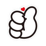 엄지척 아크릴 스마트톡 베스트디자인 캐릭터 휴대폰거치대 : 로윈