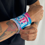 핏포스기어 불꽃 손목아대 짐내스틱 크로스핏 손목밴드 WRIST BAND 패턴 한쌍 : 케이핏포스