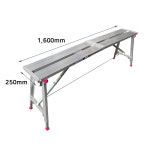 GOOD-SSE 굳세 접이식 높이조절 우마 발판 사다리 TL2516 (폭 250mm 기장1600mm) 굿세 : 주식회사 우수건설기계