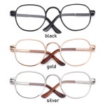 인형 안경 미니어처 악세사리 모형 미니 금속 귀여운 원형 애완 동물 미국 그릴 인치 : 몽지몽지