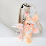 럭키비키 베어 키링 Lucky vicky bear keyring_orange mix : 재즈스티치